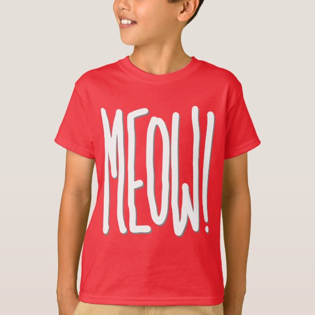 Camiseta ¡Miau! (Anverso)