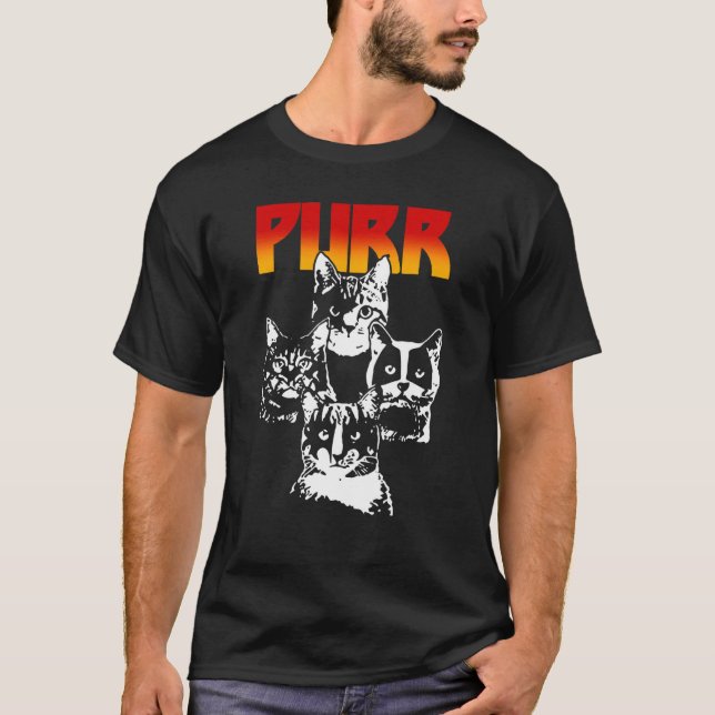 Camiseta Miau Gato Gatos  Roca (Anverso)