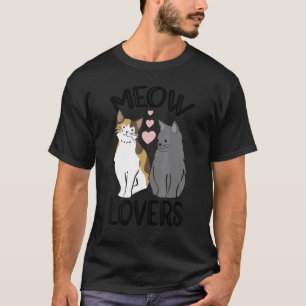 Camiseta Miau Gráfico Dueño de Gato Gato Mascotas Animales