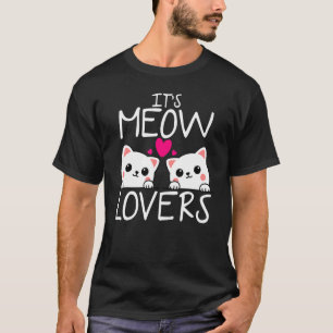 Camiseta Miau Gráfico Dueño de Gato Gatos Mascotas Animales
