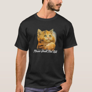 Camiseta Miau No Matarás Gatito Adorable