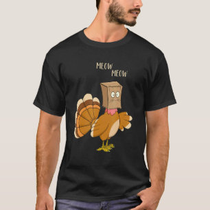 Camiseta Miau soy gato bolsa de papel de pavo Miau divertid