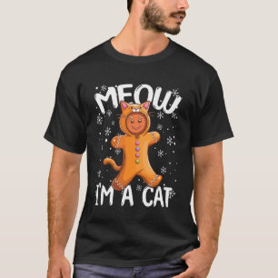 Camiseta Miau soy un gato divertido hombre de jengibre gato