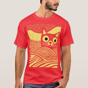 Camiseta Miau vintage vintage retro