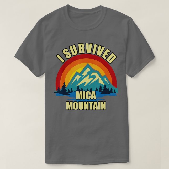 Camiseta Mica Mountain Senking Mountian Climbing (Diseño del anverso)