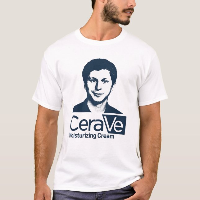 Camiseta Michael CeraVe Stencil Parody T-Shirt (Anverso)