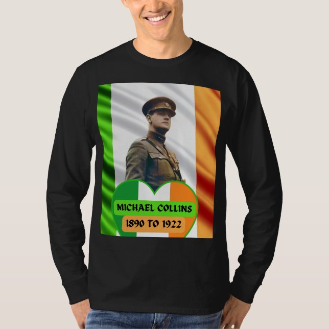 Camiseta Michael Collins Irish Rebel Ireland (Anverso)