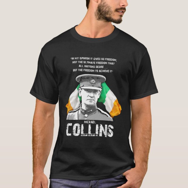 Camiseta Michael Collins, líder irlandés Centenary Irlanda  (Anverso)