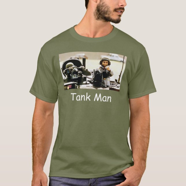 Camiseta Michael Dukakis: Hombre del tanque (Anverso)