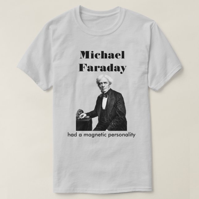 Camiseta Michael Faraday (Diseño del anverso)