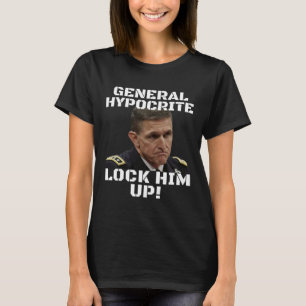Camiseta Michael Flynn Culpable Hipócrita Encarcelarlo Polí
