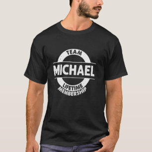 Camiseta Michael Funny Surname Family Tree Birthday Reunio