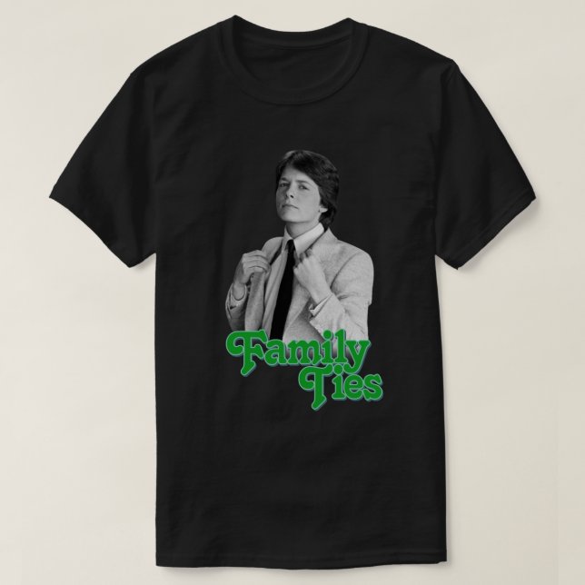 Camiseta Michael J Fox - Family Ties Essential T-Shirt.png (Diseño del anverso)