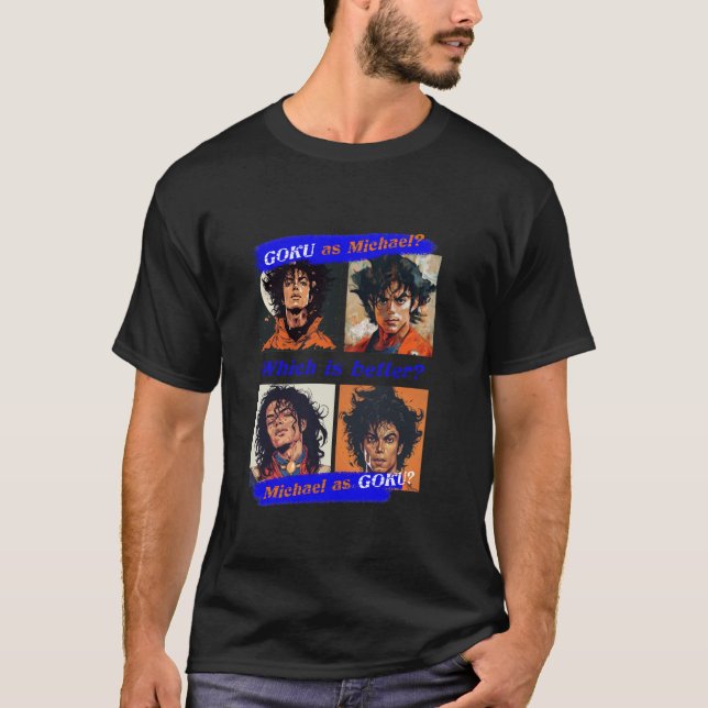 Camiseta Michael Jackson_Goku_Akira Toriyama_001 (Anverso)