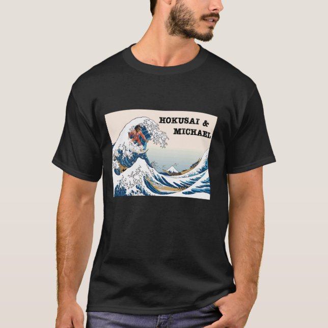 Camiseta Michael Jackson - Hokusai 001 (Anverso)