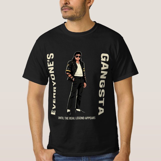 Camiseta Michael Jackson "La verdadera leyenda" Rey del Pop (Anverso)
