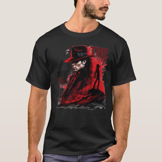 Camiseta Michael Jackson Smooth Criminal - El Rey del Pop (Anverso)