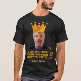 Camiseta Michael Saylor Bitcoin, Bitcoin