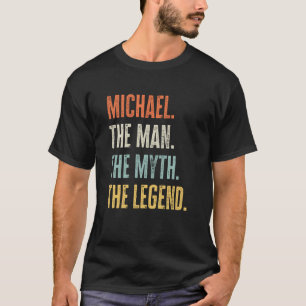 Camiseta Michael The Best Man Myth Legend Mejor Nombre Mich