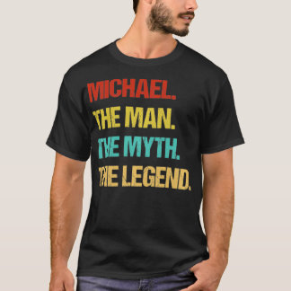Camiseta Michael The Man The Myth The Legend Pullover