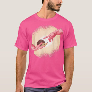Camiseta Michel Angelo mano del dios gracioso Hedgehog