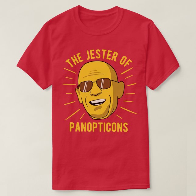 Camiseta Michel Foucault Filosofía El Éster De Panoptico (Diseño del anverso)