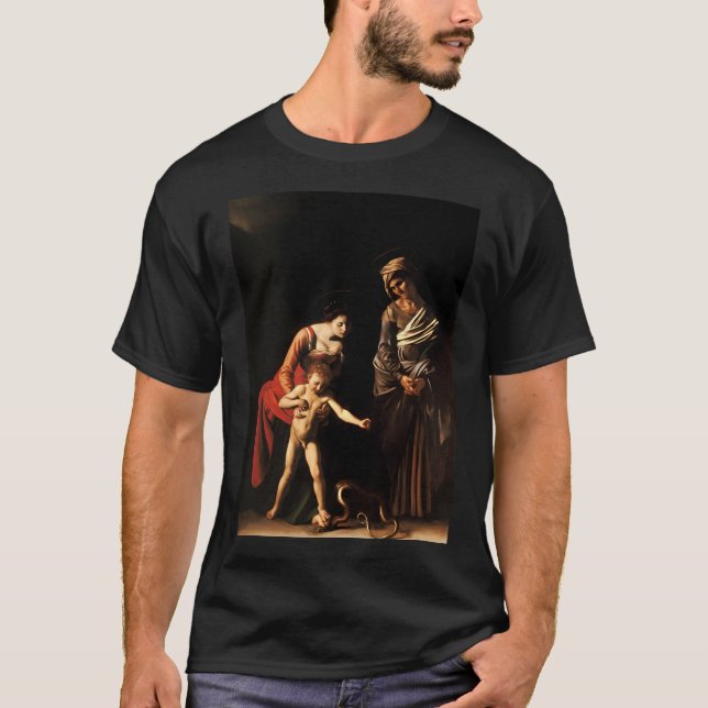 Camiseta Michelangelo Merisi Da Caravaggio Madonna Y (Anverso)