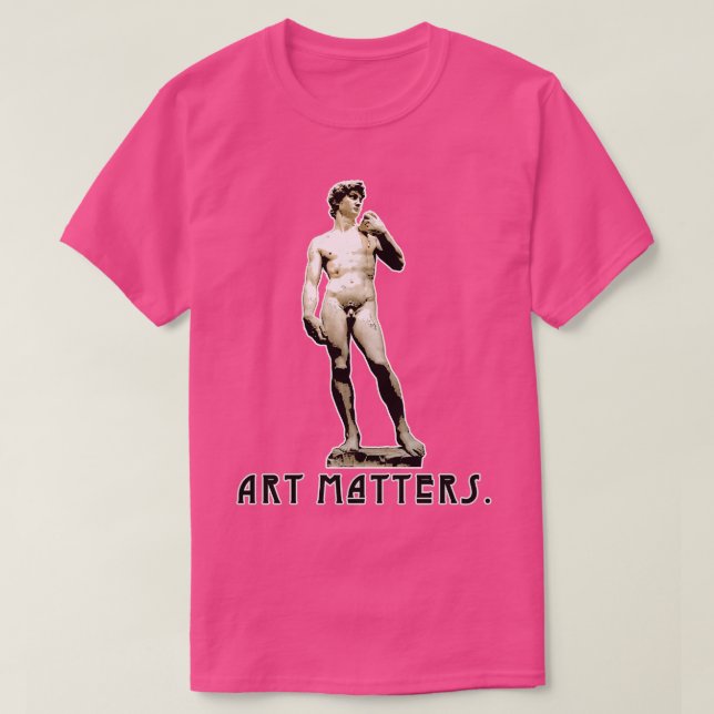 Camiseta Michelangelos David ART MATTERS (Diseño del anverso)