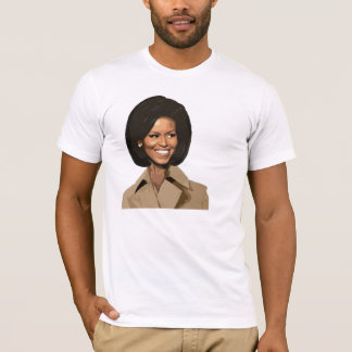 Camiseta Michelle bonita Obama hace frente