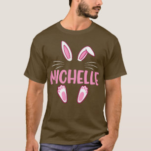 Camiseta MICHELLE Easter Bunny Funny Novedad Mujeres Person