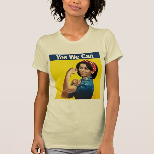 Camiseta Michelle el remachador - sí nosotros can.png (Anverso)