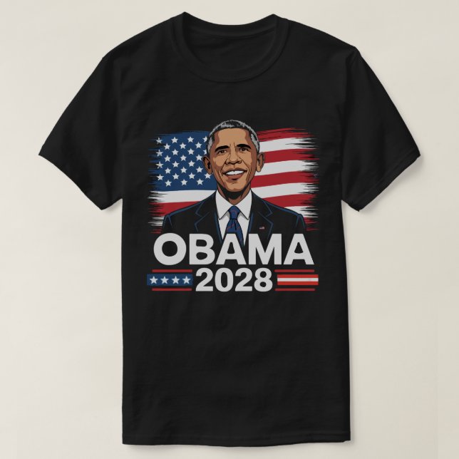 Camiseta Michelle Obama 2028 Presidente T-Shirt - Hope & Ch (Diseño del anverso)
