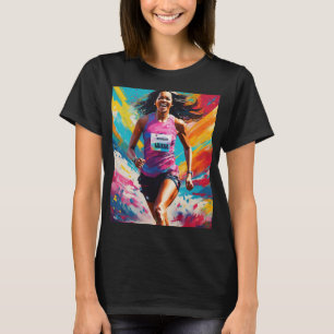 Camiseta 'michelle obama' corriendo