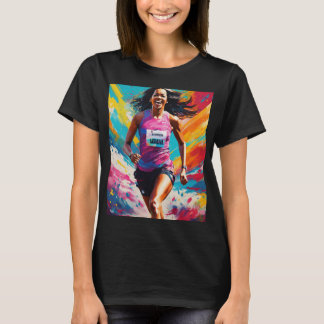 Camiseta 'michelle obama' corriendo