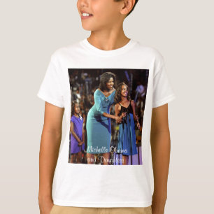 Camiseta Michelle Obama e hijas