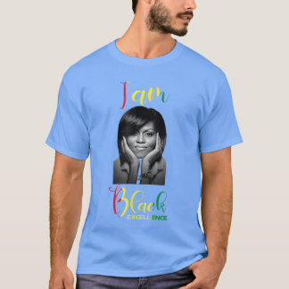 Camiseta Michelle Obama Excelencia Negra Historia Negra Mon