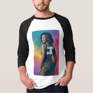 Camiseta "Michelle Obama: La influencia elegante - Adoptar 