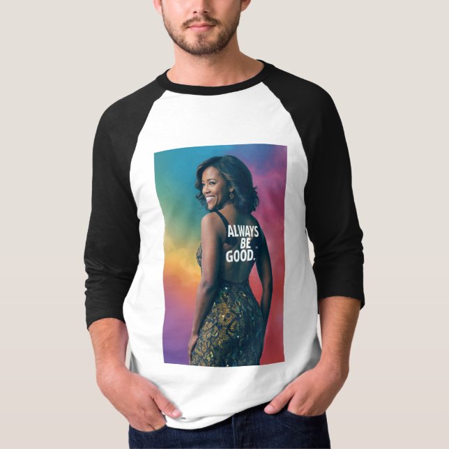Camiseta "Michelle Obama: La influencia elegante - Adoptar  (Anverso)