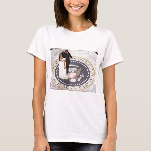 Camiseta Michelle y Barack Obama (Anverso)