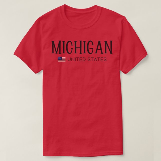 Camiseta Michigan (Diseño del anverso)