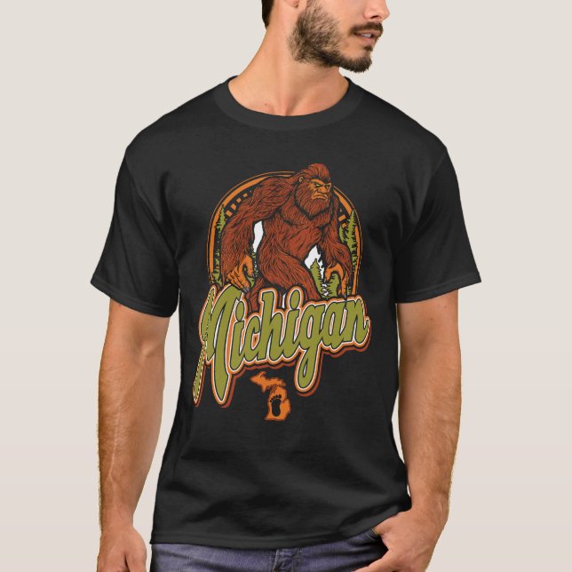 Camiseta Michigan Bigfoot (Anverso)