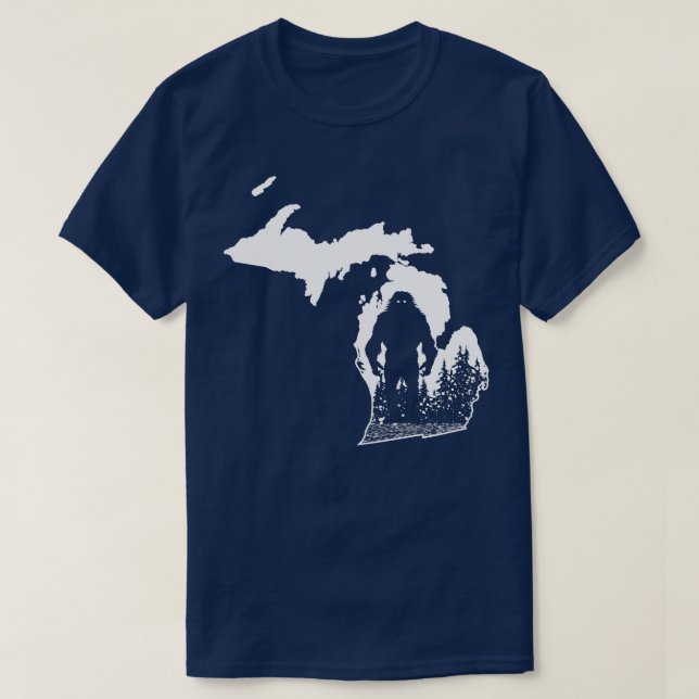 Camiseta Michigan Bigfoot (Diseño del anverso)