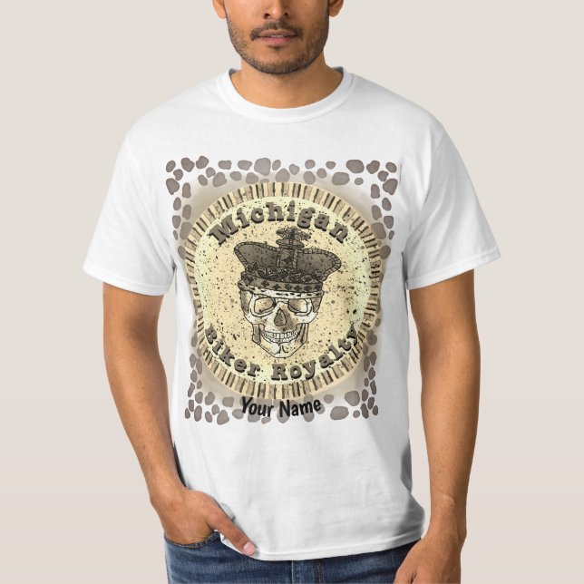 Camiseta Michigan Biker Royalty (Anverso)