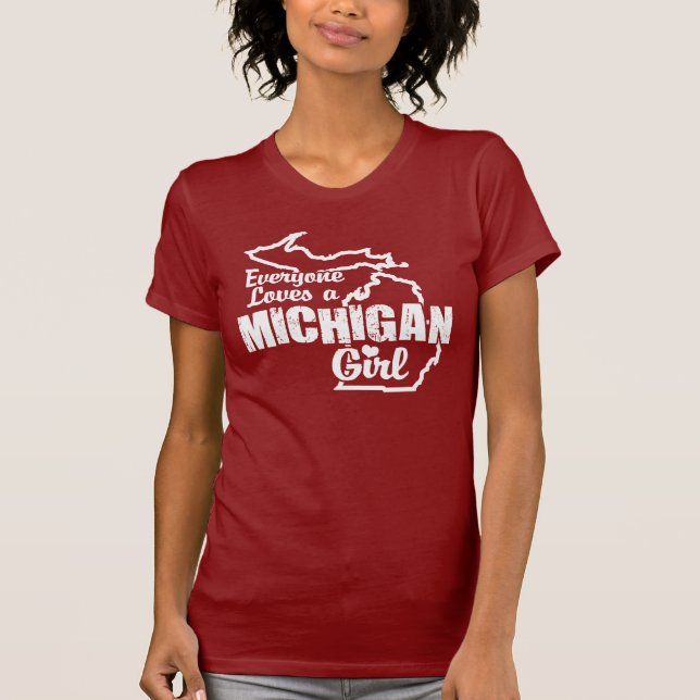Camiseta Michigan Chica (Anverso)