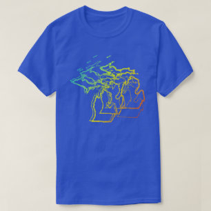 Camiseta michigan chill blur