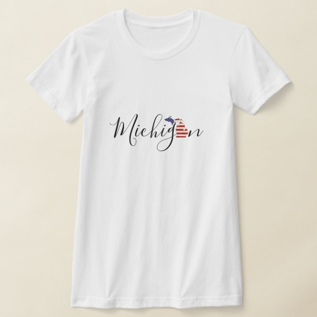 Camiseta Michigan con gráfico de bandera (Distribución)