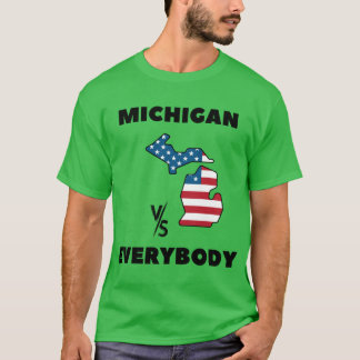 Camiseta michigan contra todos