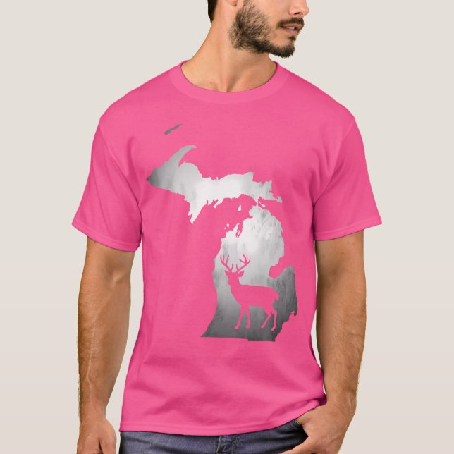 Camiseta Michigan Deer Hunting (Anverso)