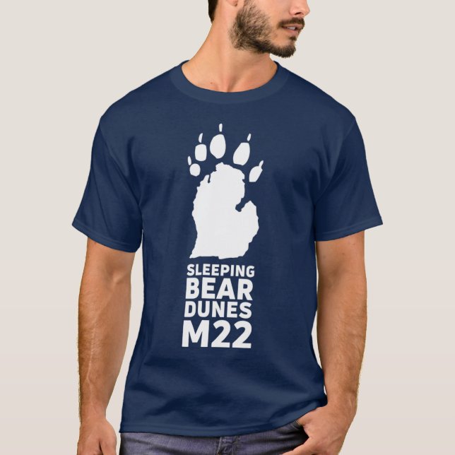 Camiseta Michigan Dunas de oso durmiente regalo de los Gran (Anverso)