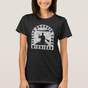 Camiseta Michigan en el Lago Pequeño Crocido